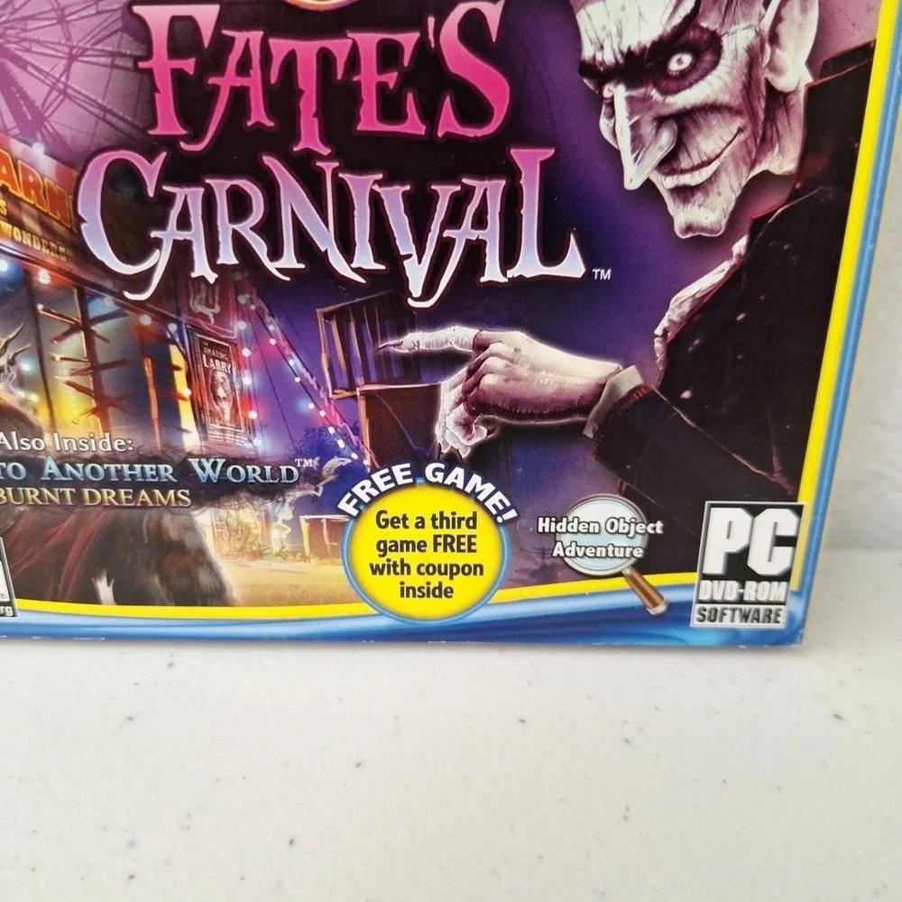 Mystery Case Files: Fate's Carnival PC DVD-ROM Hidden Object Game Big Fish Games
